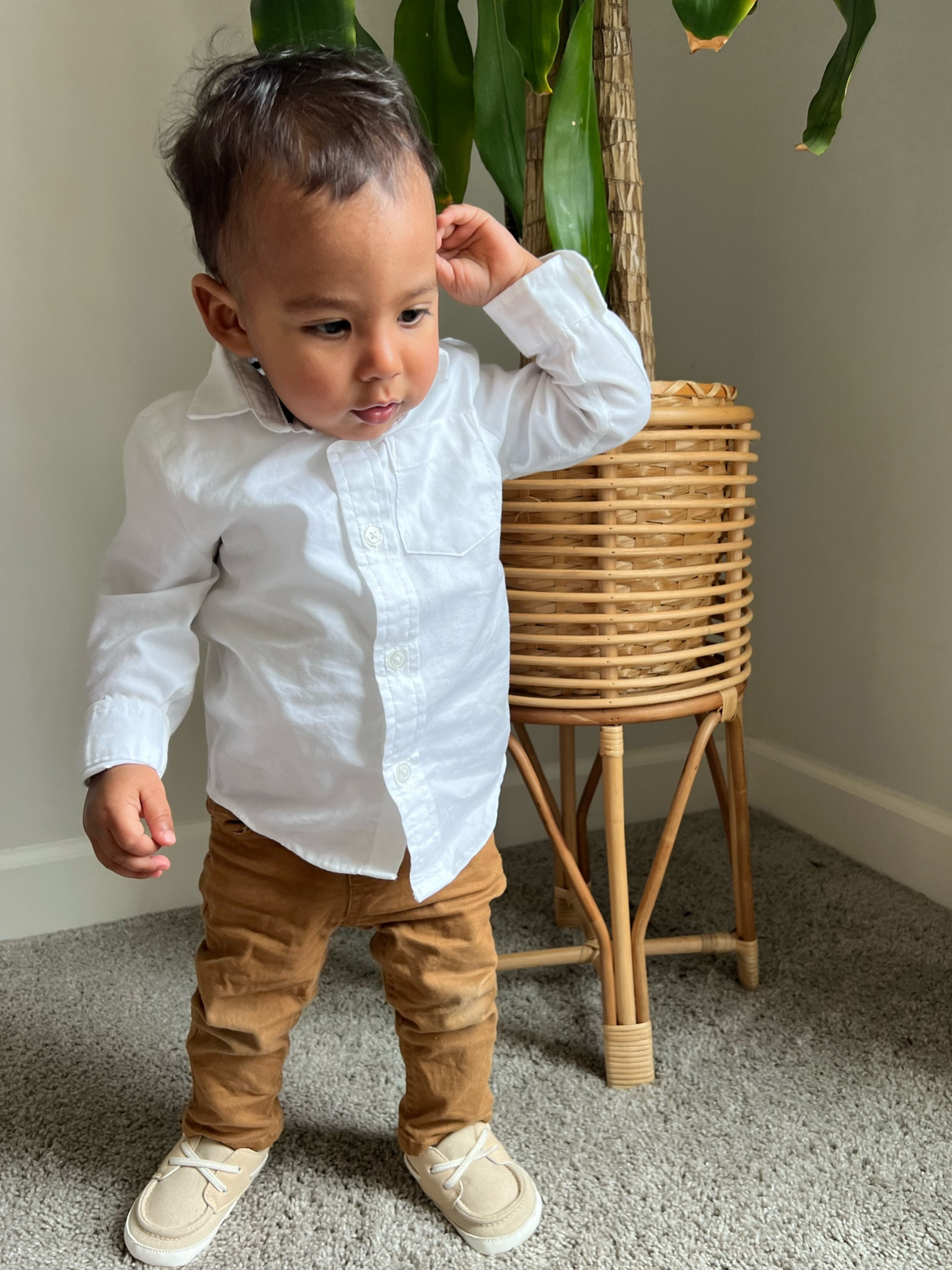 Anthony’s church outfit today🤍🥺he looks so big!

#LTKfamily #LTKbaby #LTKkids