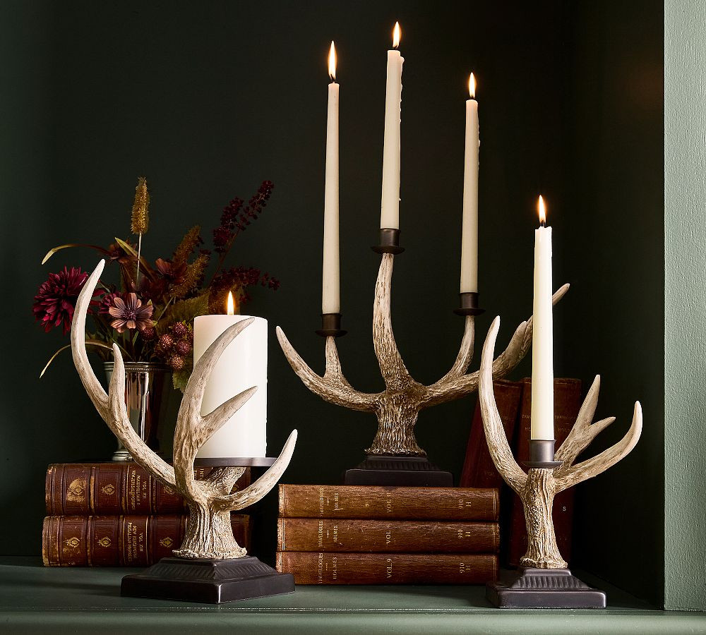 Antler Candle Holder | Pottery Barn (US)