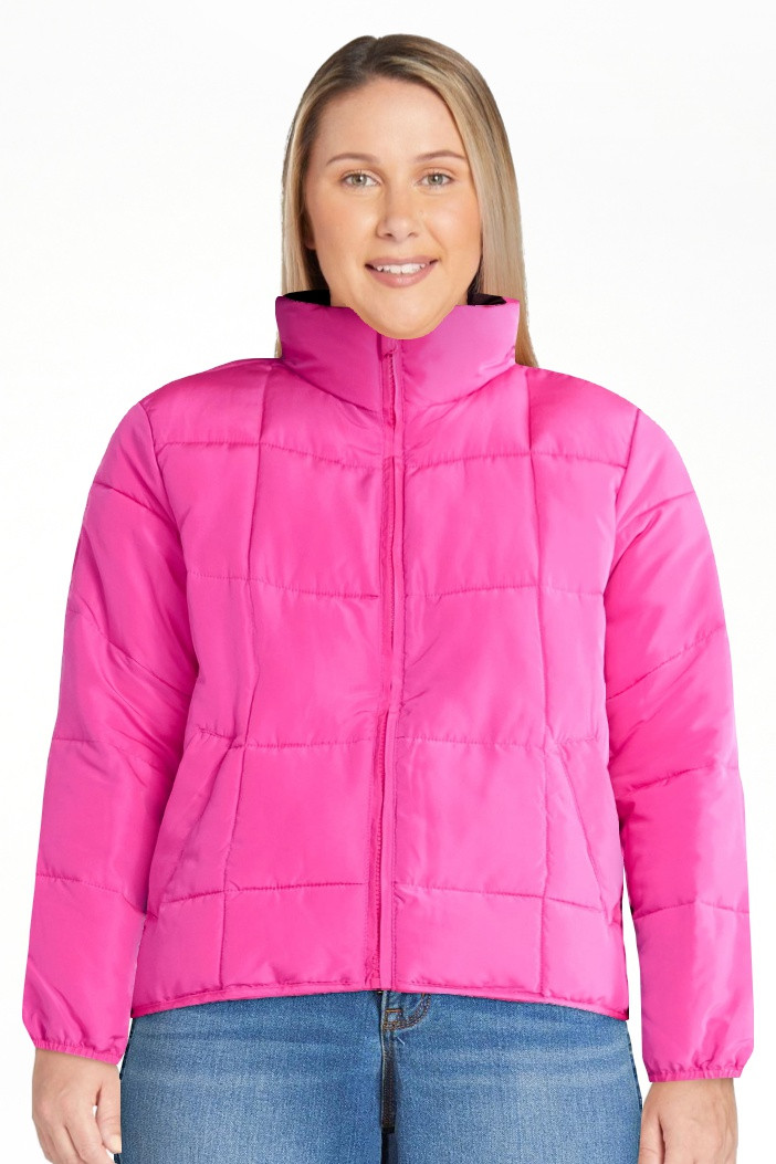 No Boundaries Packable Puffer Jacket, Women's and Women's Plus Sizes XS-4X | Walmart (US)