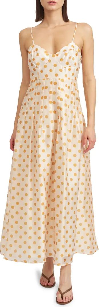 En Saison Polka Dot A-Line Dress | Nordstrom | Nordstrom