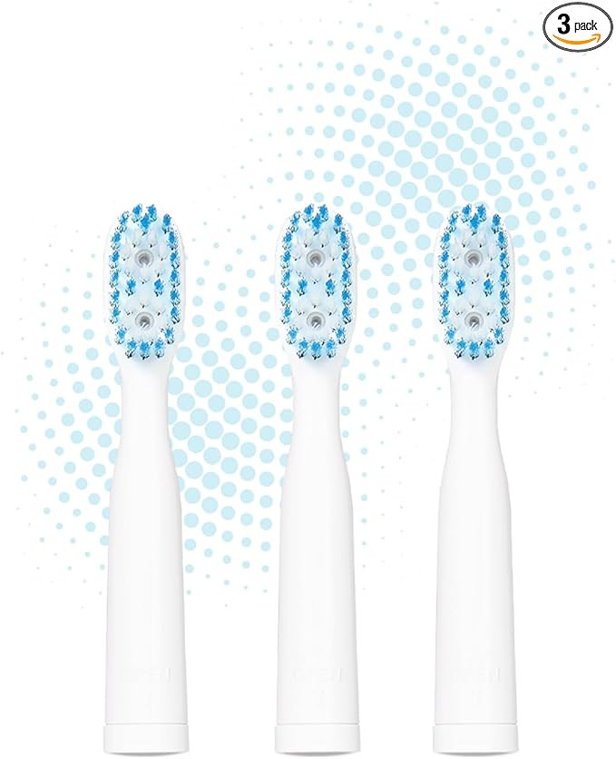 Blue Light Toothbrush Head Replacement 3-Pack for Smile Actives Blue Light Toothbrush | Amazon (US)