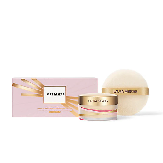 Flawless Encounter - Translucent Loose Setting Powder & Puff | Laura Mercier | Laura Mercier