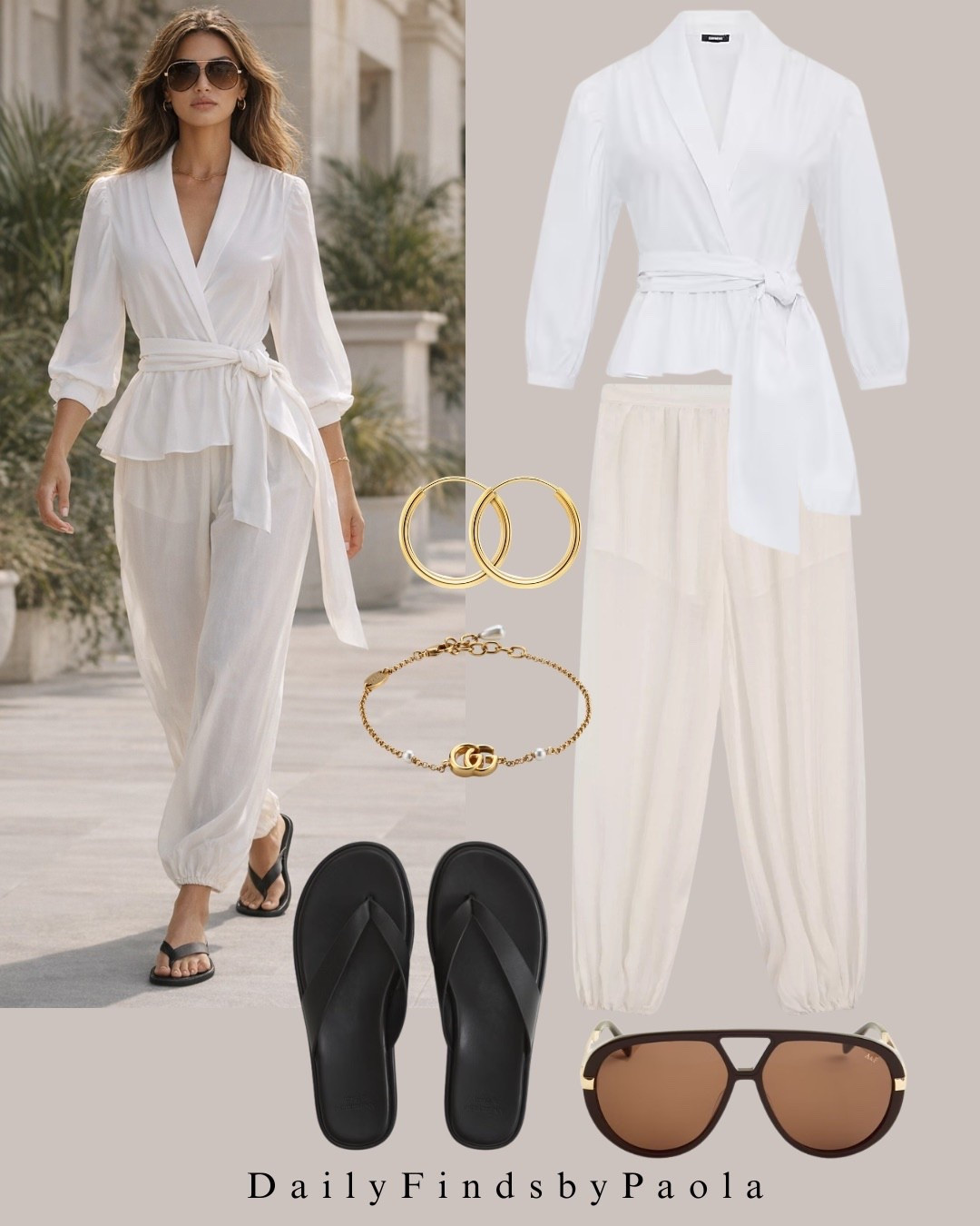 This wrap top + flowy pants combo is the definition of quiet luxury meets everyday comfort. Easy to wear, flattering, and perfect for everything from coffee runs to vacation days.

Linked everything for you ✨

#LTKU #LTKTravel #LTKSeasonal