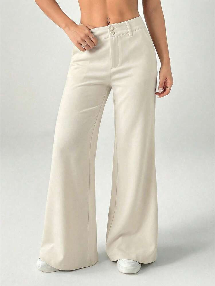 SHEIN PETITE New Style Autumn Winter Low-Waist Casual Personalized Suit Trousers | SHEIN
