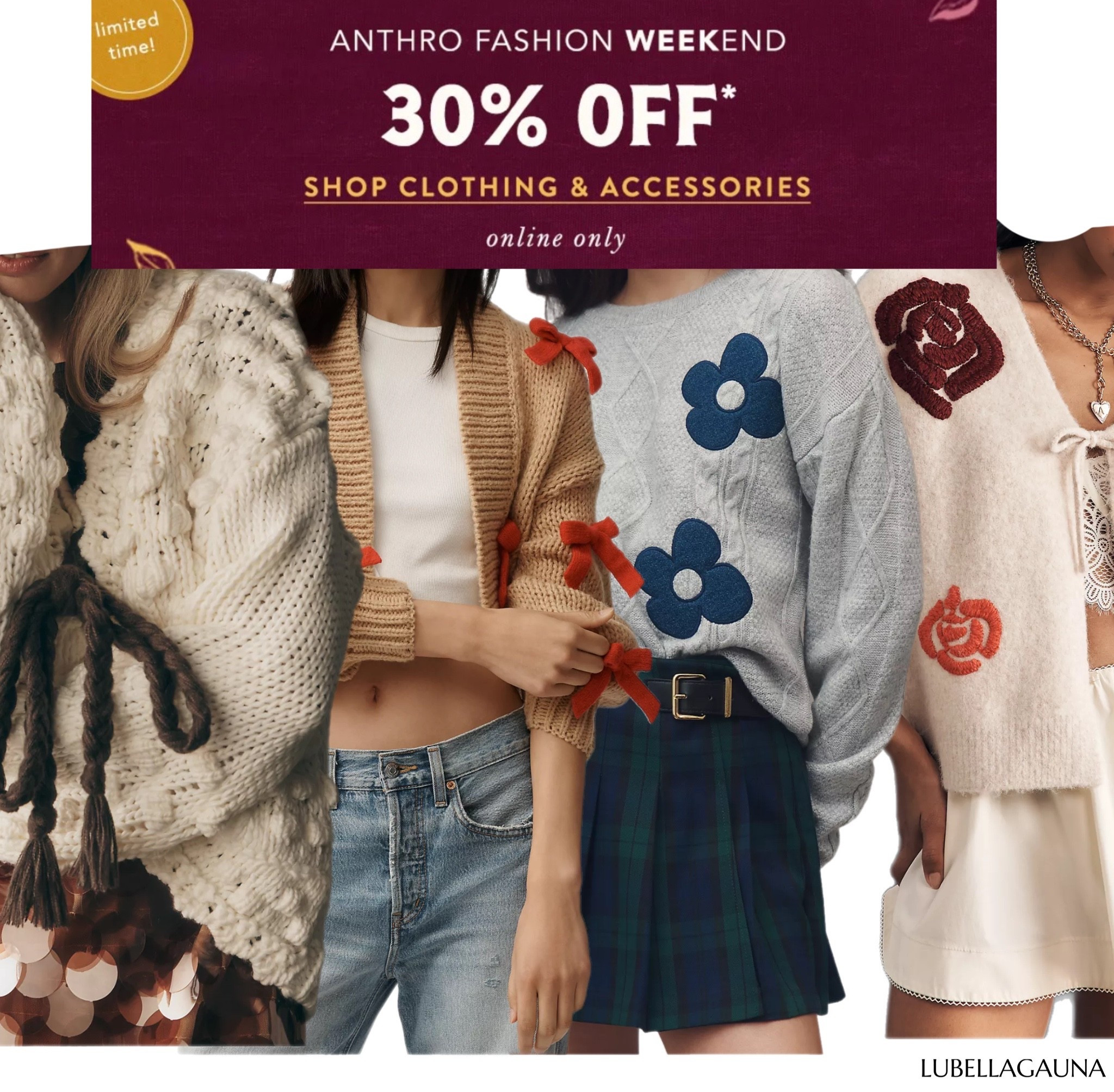This weekend ONLY limited time only 
Anthropologie SALE 
Sweaters for Fall
So cute and perfect for Thanksgiving or any season

#LTKStyleTip #LTKSeasonal #LTKSaleAlert