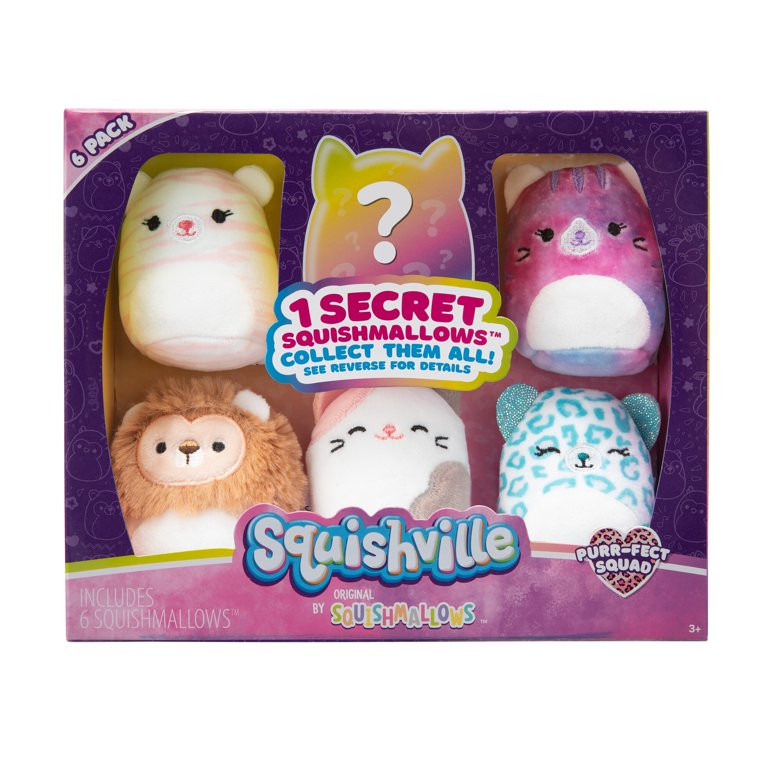 6pk Squishville Purrfect Squad - Walmart.com | Walmart (US)