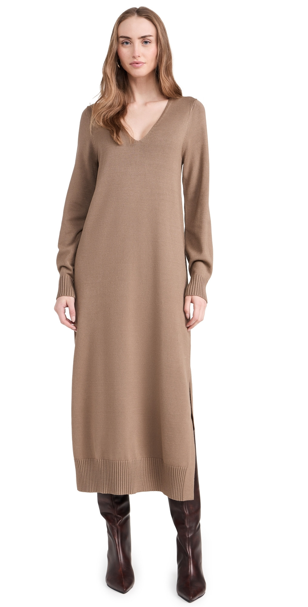 Splendid Splendid x Cella Jane Sweater Dress Toast S | Shopbop