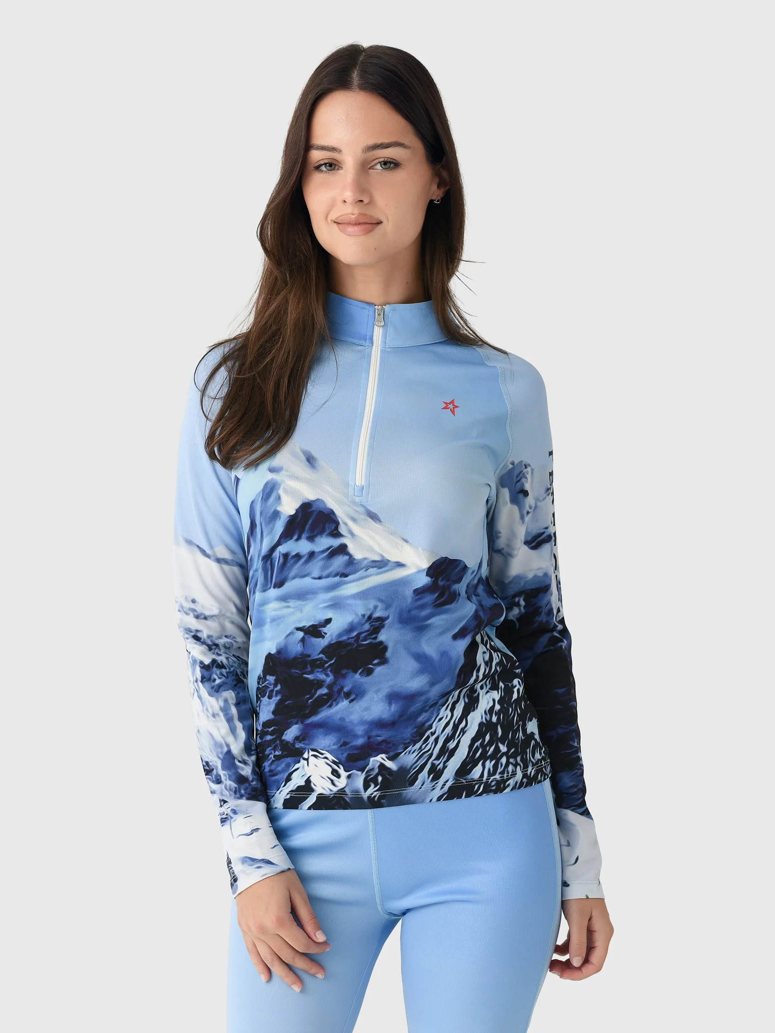 Perfect Moment Women's Quarter-Zip Base Layer Top | Saint Bernard