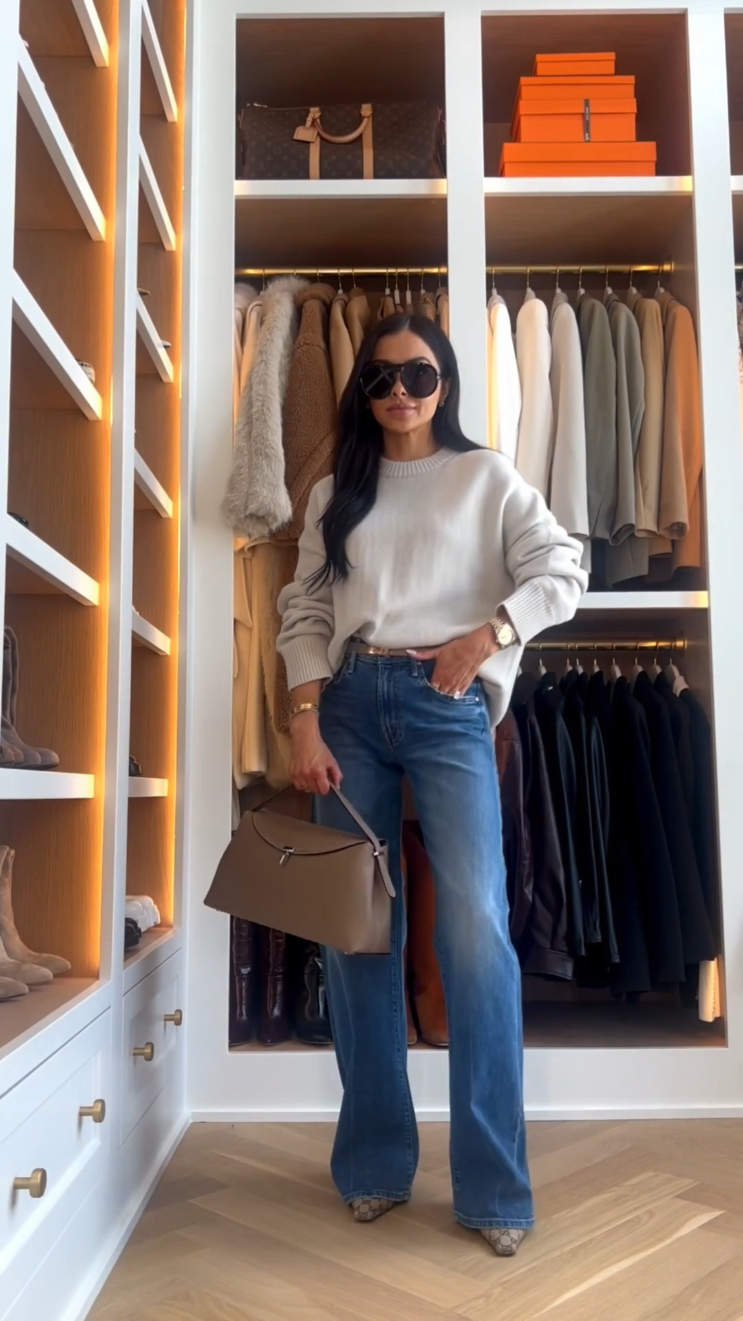 Amazon sweaters I’ll be wearing during these cold winter temps and under $50
Wearing an XS in everything 
Mother denim wearing a 24 run TTS
Amazon handbags 




#LTKootd #LTKSaleAlert #LTKPetite