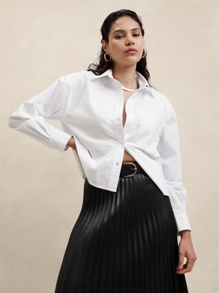 Boxy Button-Down Shirt | Banana Republic Factory