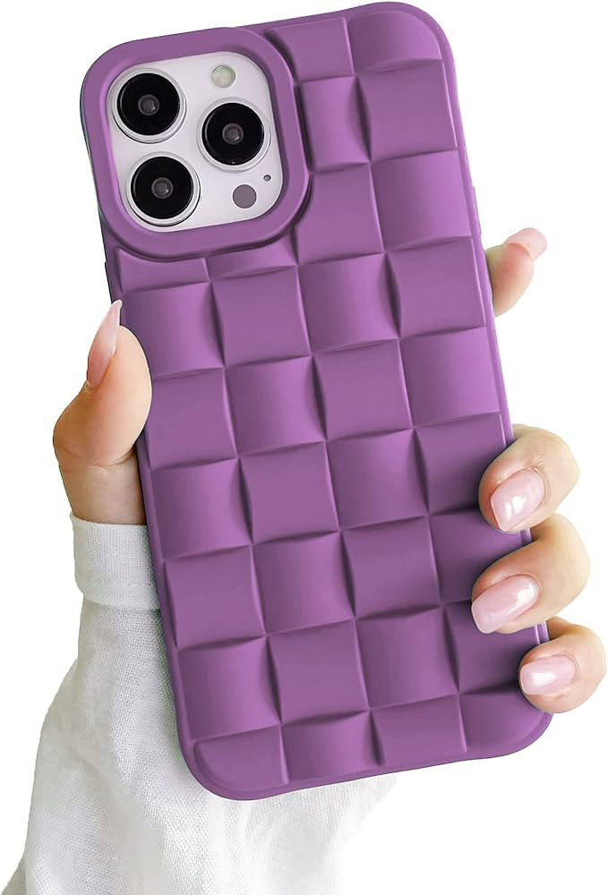 Ginkgonut Compatible with iPhone 14 Pro Max Case for Women/Girls, Cute 3D Laid Desgin Soft Silico... | Amazon (US)
