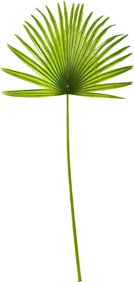 Nearly Natural 33" Fan Palm Artificial Spray Plant (Set Of 6), Green | Amazon (US)