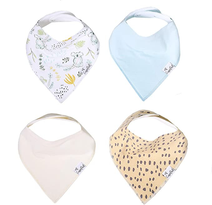 Copper Pearl Baby Bandana Drool Bibs for Drooling and Teething 4 Pack Gift Set Aussie | Amazon (US)