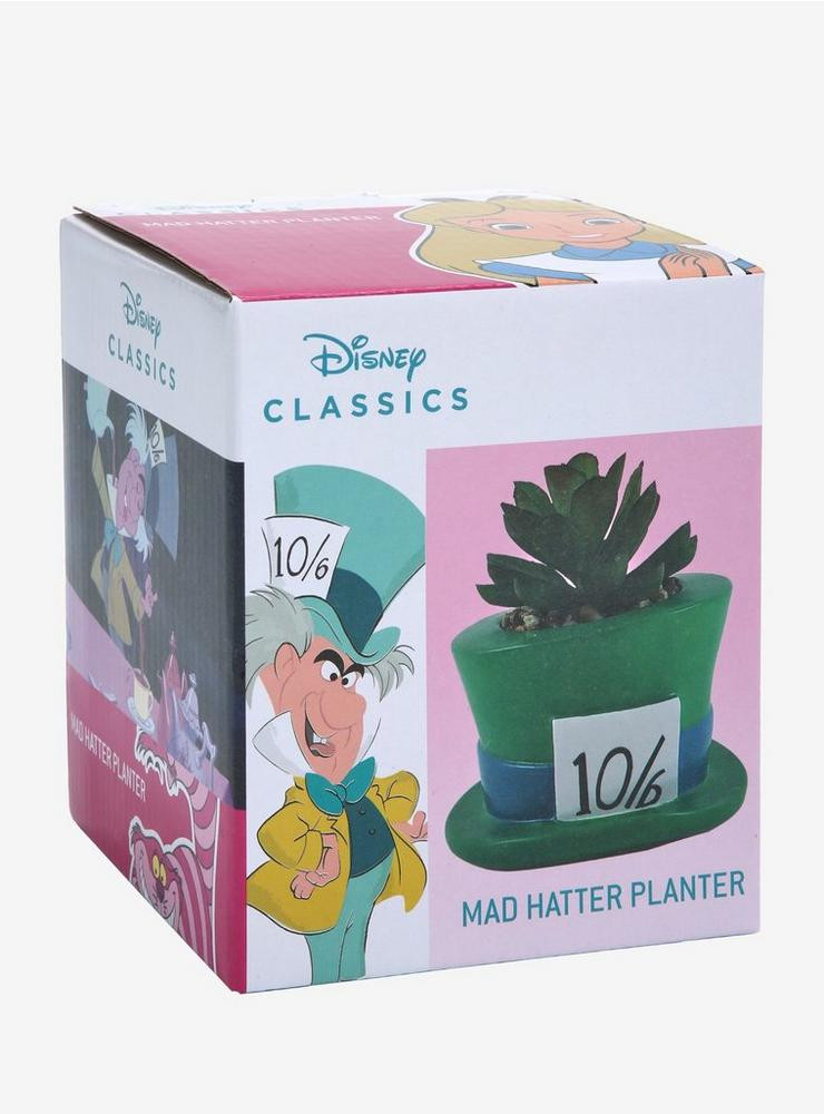 Disney Alice in Wonderland Mad Hatter Faux Succulent Planter | BoxLunch