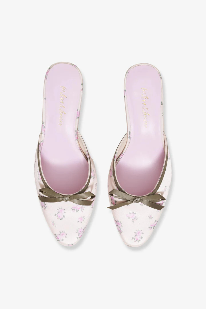 Chateau Mule Heel | For Love & Lemons