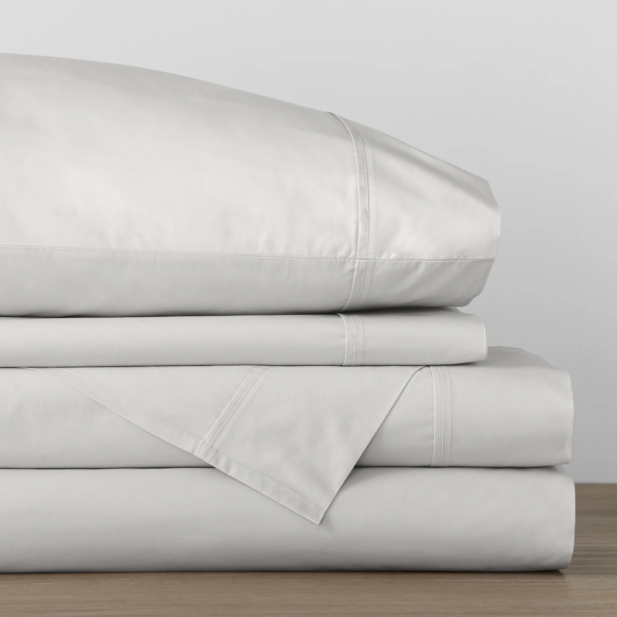 Emrik Brushed Organic Cotton Percale Sheet Set | Wayfair North America