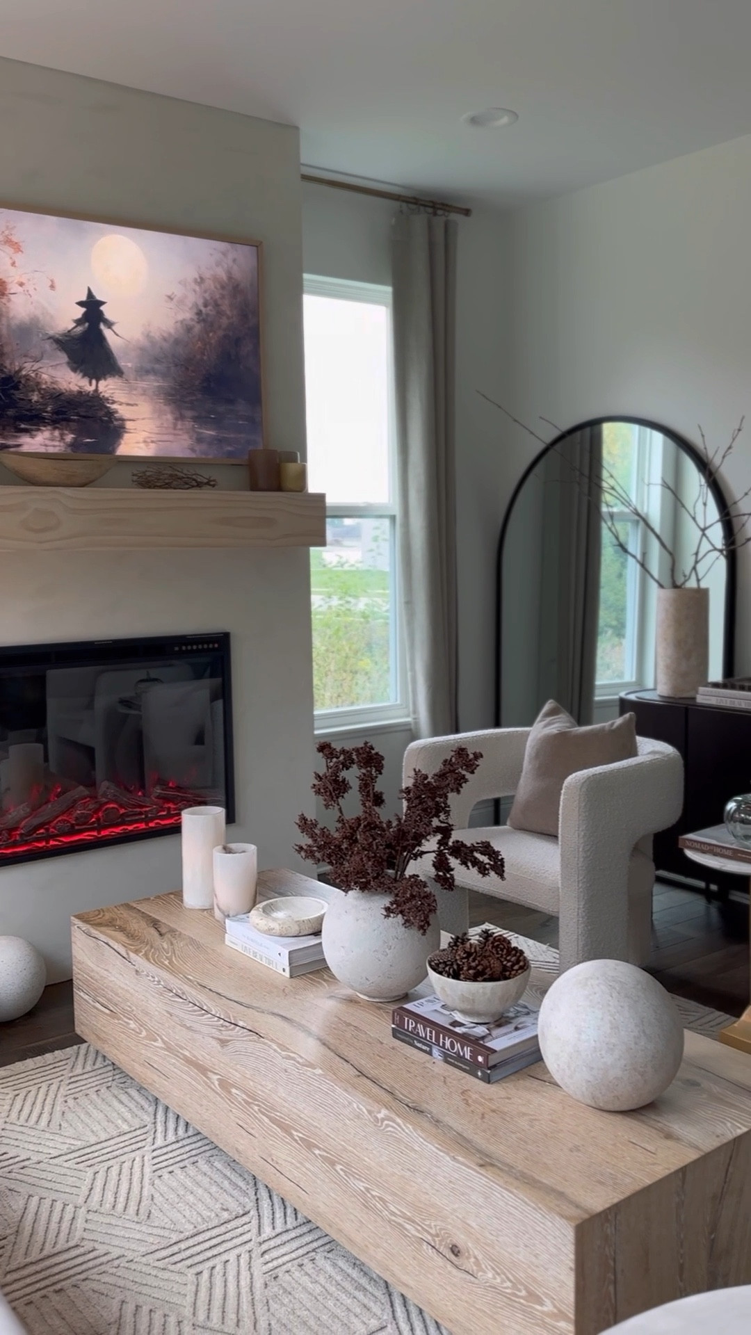 if you have been considering an oversized floor mirror this is your sign. it immediately opened up my space

#LTKhome