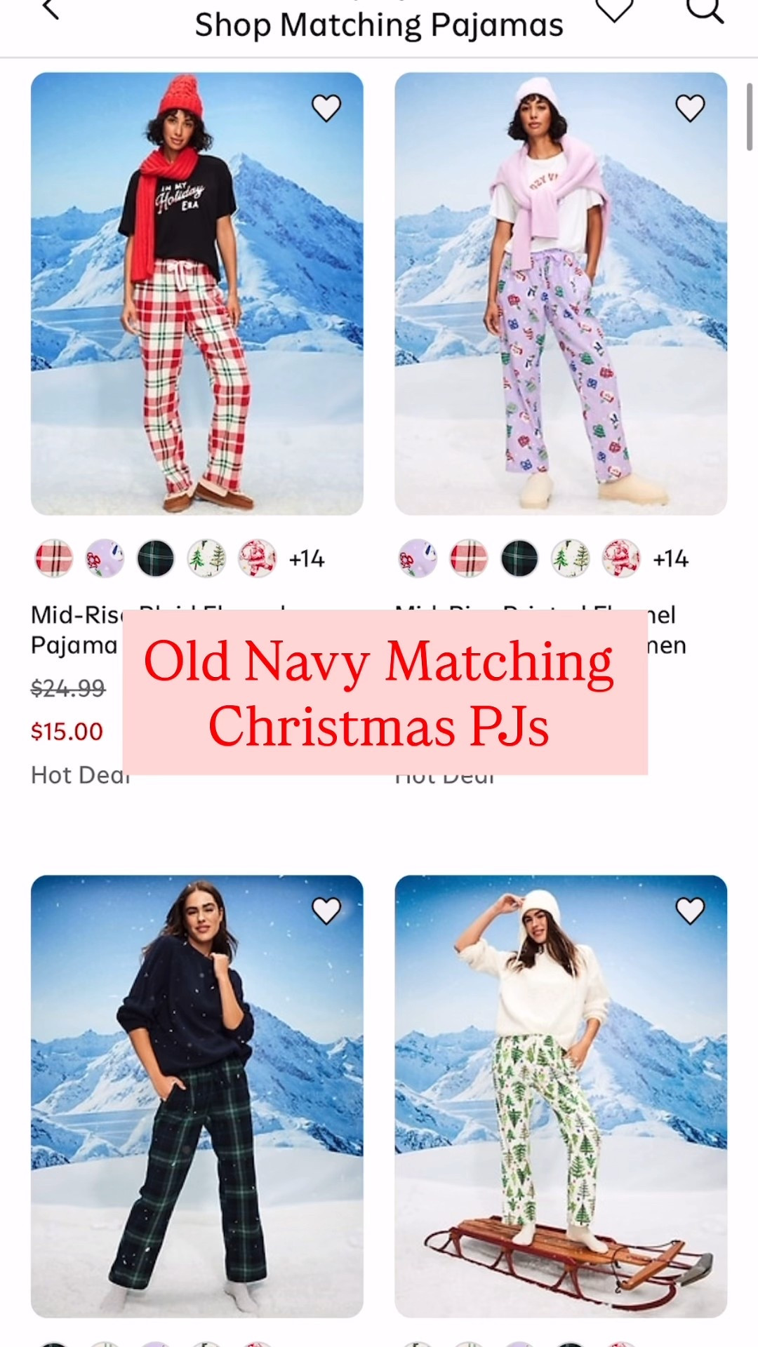 Matching Christmas PJS at old navy! Feels like they’re always on sale. A lot of options still available!

#LTKSaleAlert #LTKSeasonal #LTKHoliday