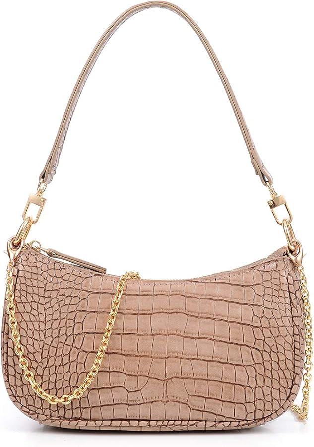 DOREAMALOE Shoulder Bag Retro Classic Purse Clutch Shoulder Tote HandBag with Zipper Closure for ... | Amazon (US)