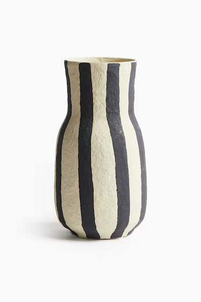 H & M - Tall papier-mâché vase - Black | H&M (UK, MY, IN, SG, PH, TW, HK)