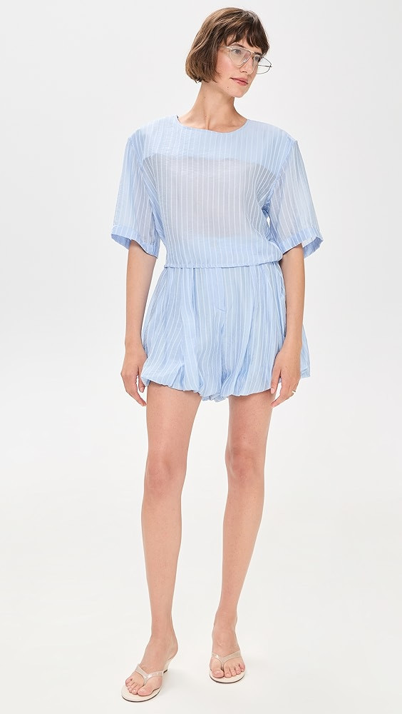 Dulce Mussolina Rigata Top | Shopbop