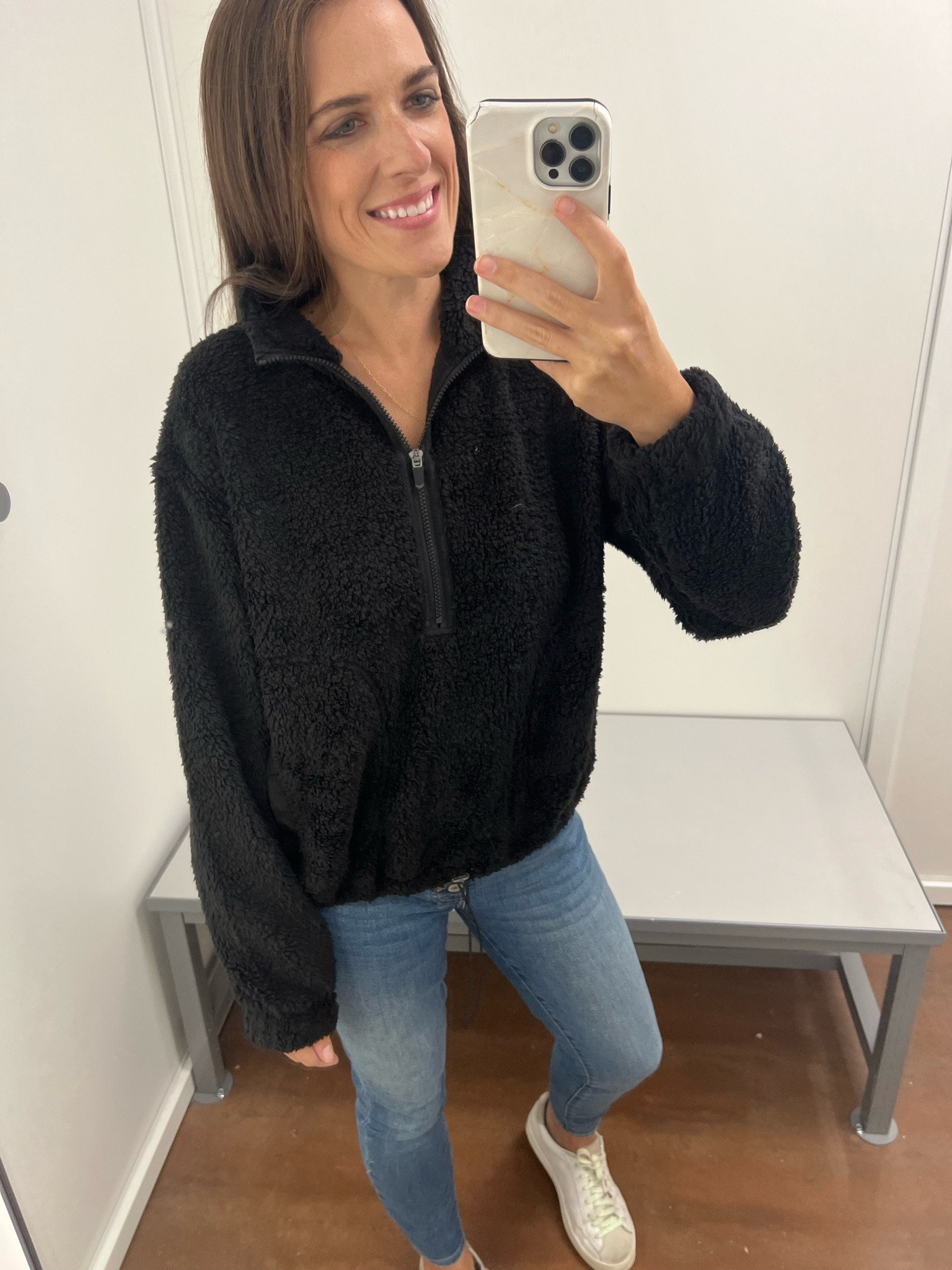 Love this $10 Walmart plush pull over! 

#LTKStyleTip #LTKSeasonal #LTKFindsUnder50
