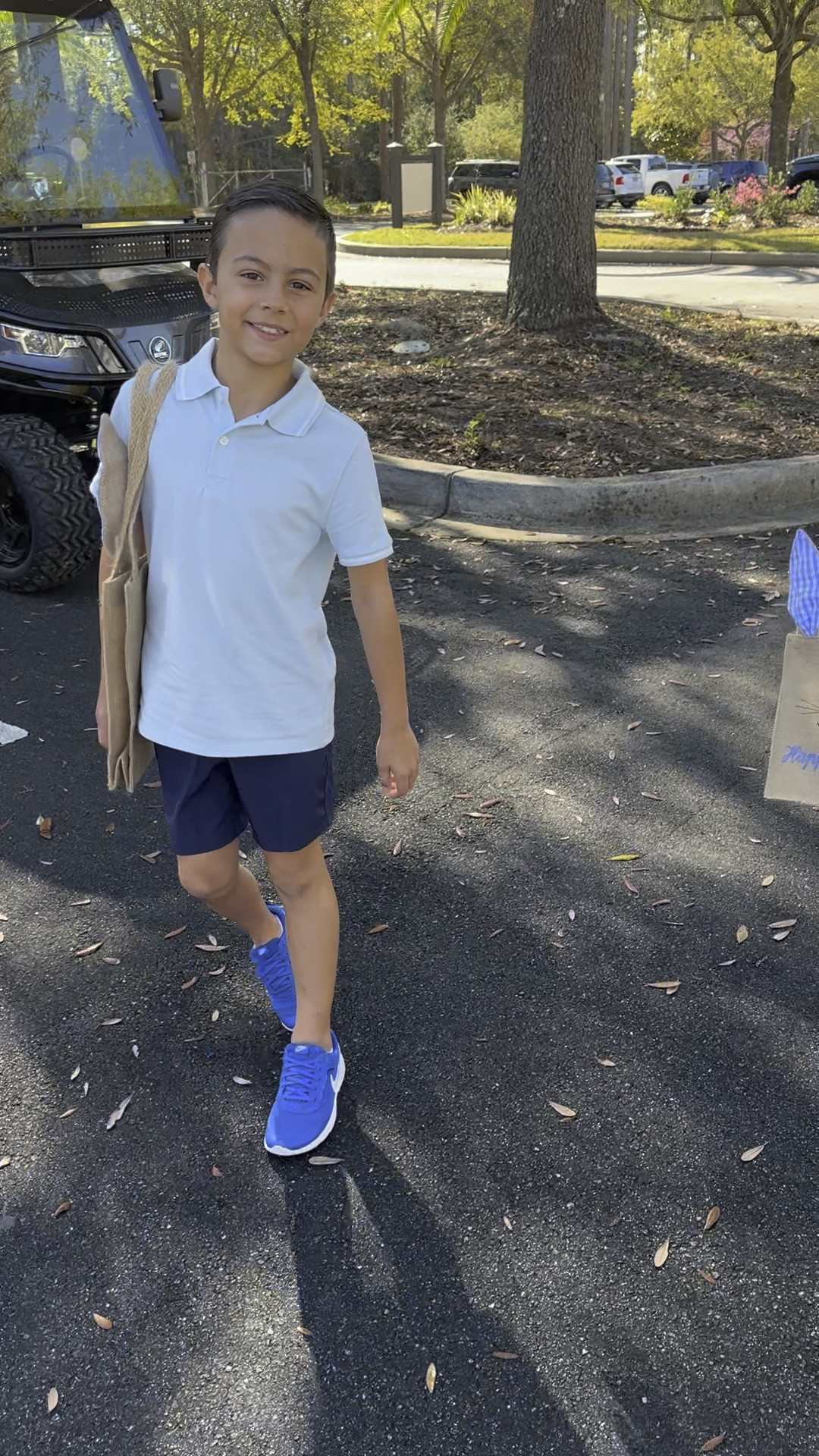 The perfect Spring outfit for Easter egg hunts or simply warm weather 🥰🐣 Cole is wearing a size M(8) and the twins are size XS (4/5). We got these adorable totes from Publix but I’ve linked a few other cute options that also are collapsible. ❤️

#LTKSeasonal #LTKfamily #LTKkids