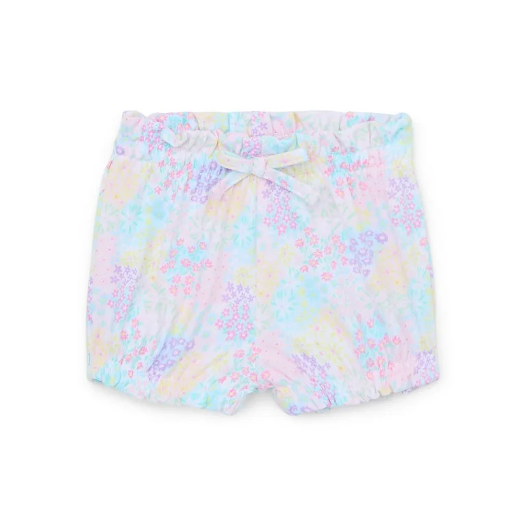 Garanimals Baby Girls Ruffle Bubble Shorts, Sizes 0-24M | Walmart (US)