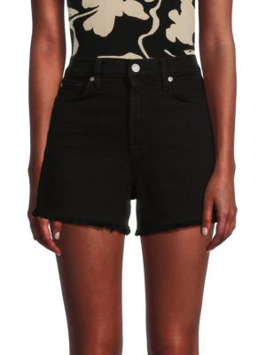7 For All Mankind Mid Rise Denim Shorts on SALE | Saks OFF 5TH | Saks Fifth Avenue OFF 5TH