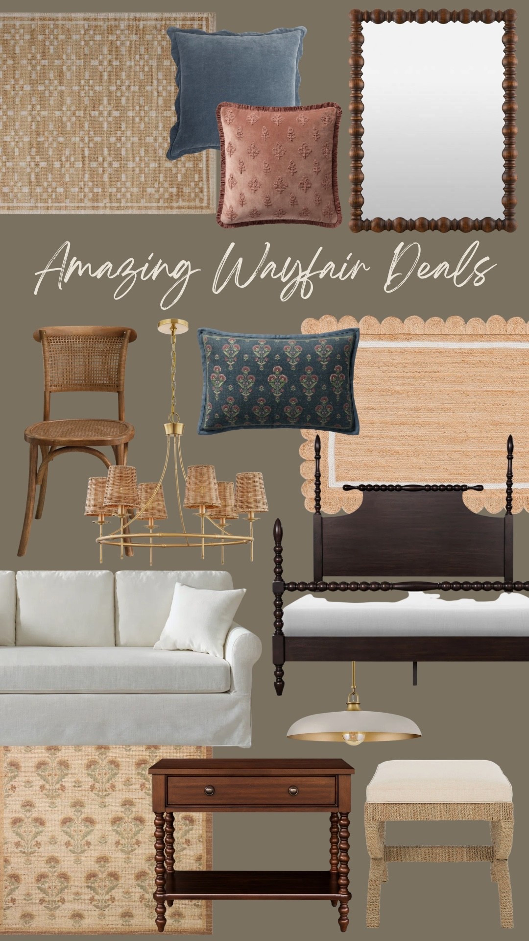 Great wayfair deals!

THEBLOOMINGNEST pillows bed furniture rugs deal sale lighting 

#LTKSeasonal #LTKSaleAlert #LTKHome