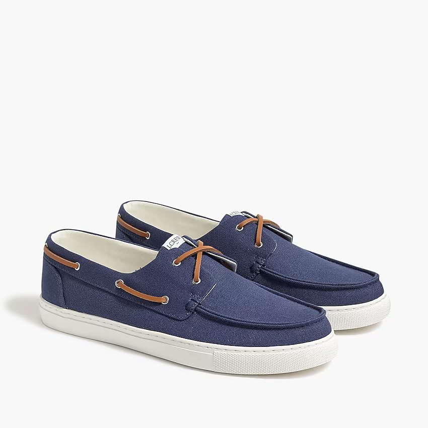 Canvas boat sneakers | J.Crew Factory