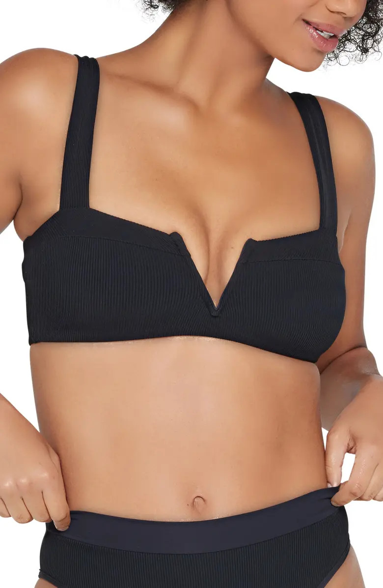 Lee Lee Ribbed Bikini Top | Nordstrom