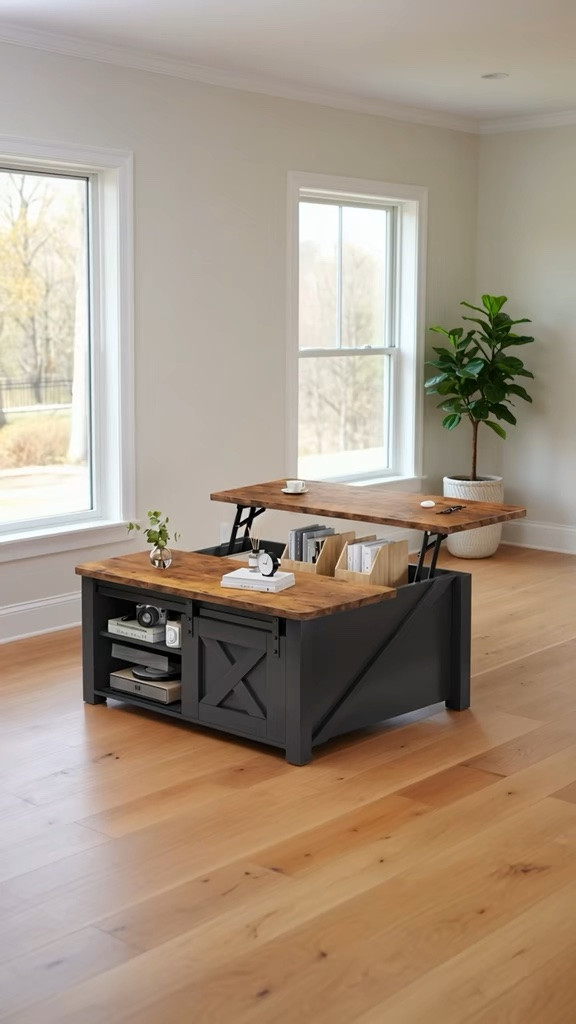 Revamp your living space with smart design! * This Modern Lift Top Coffee Table offers clever storage solutions with hidden compartments and adjustable shelves to keep your essentials organized. Its stylish square farmhouse design brings a cozy yet modern vibe, perfect as a living room centerpiece. Elevate your home setup.
Tap to shop today! #coffeetable #hiddentorage #dealsforyoursdays

#LTKHome #LTKSaleAlert