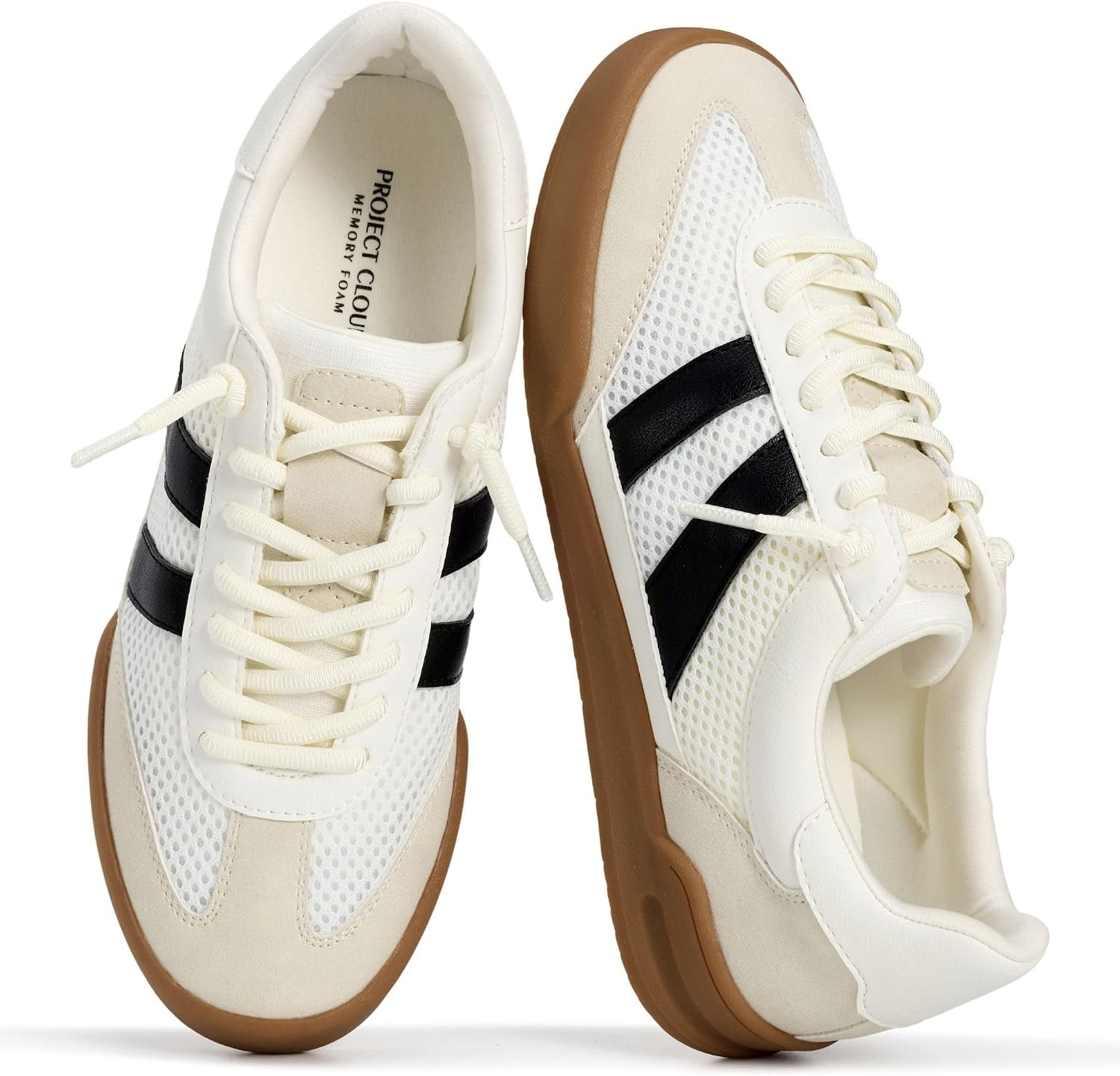 Genuine Leather Slip On Sneakers for Women with Leather Memory Foam Insole | Amazon (US)