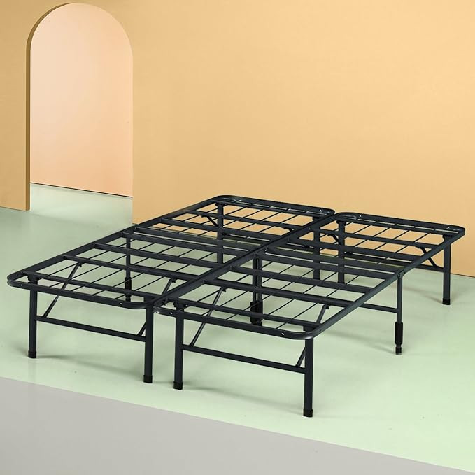 Sleep Master Platform Metal Bed Frame/Mattress Foundation, Queen | Amazon (US)