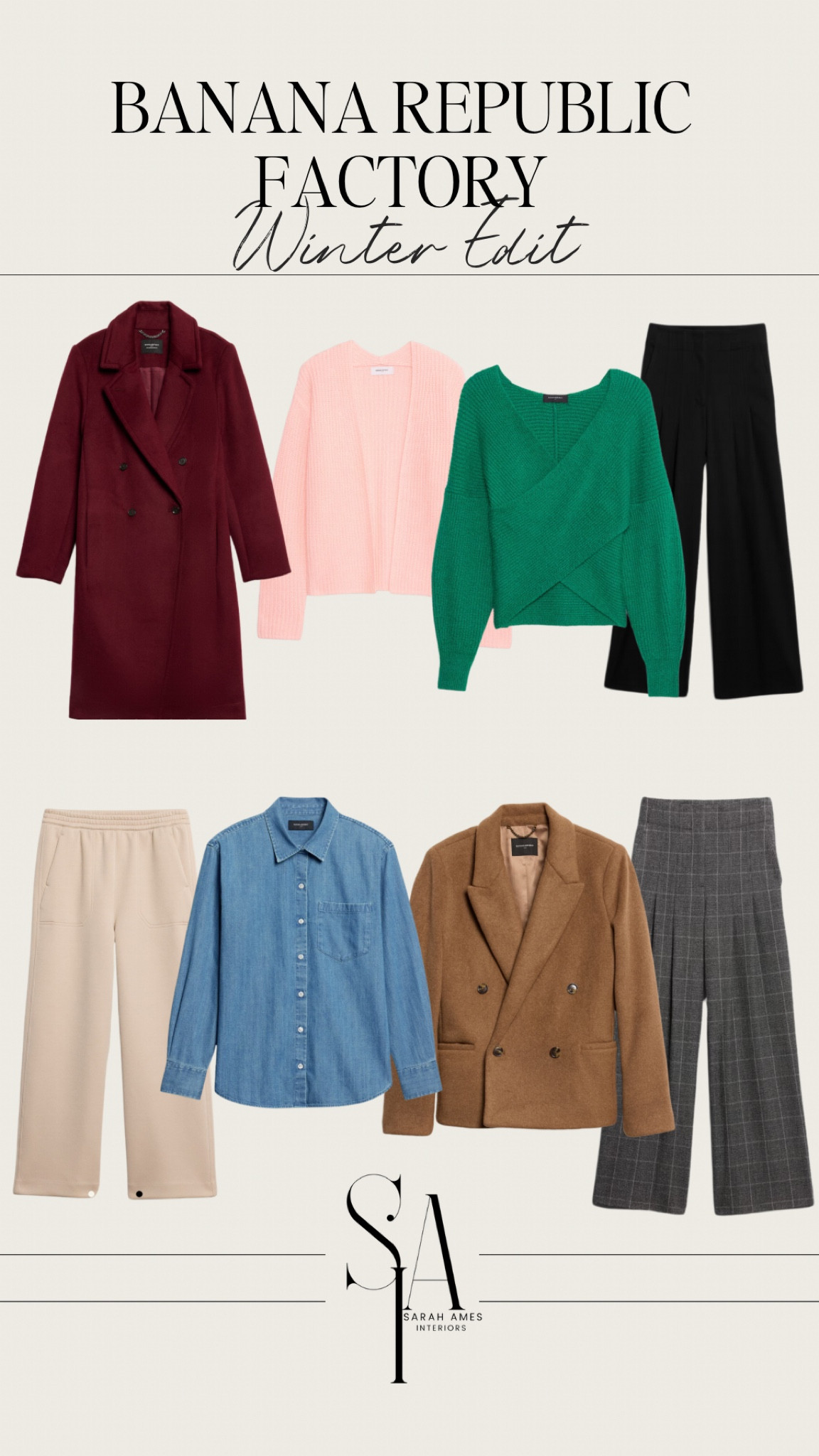 Banana Republic factory finds for women’s winter fashion!

#LTKwinter #LTKworkwear #LTKpartywear