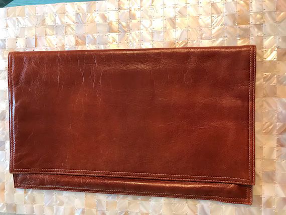 Rare Bottega Veneta leather clutch | Etsy (US)