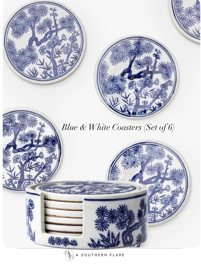Blue snd white/ home Decor
