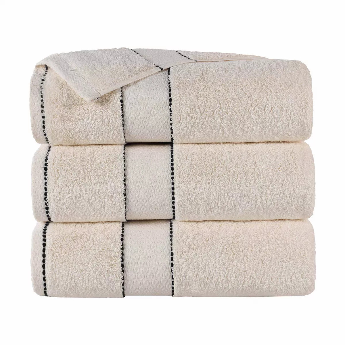 Cotton Heavyweight Ultra-Plush Luxury Bath Towel Set of 3 by Blue Nile Mills | Target
