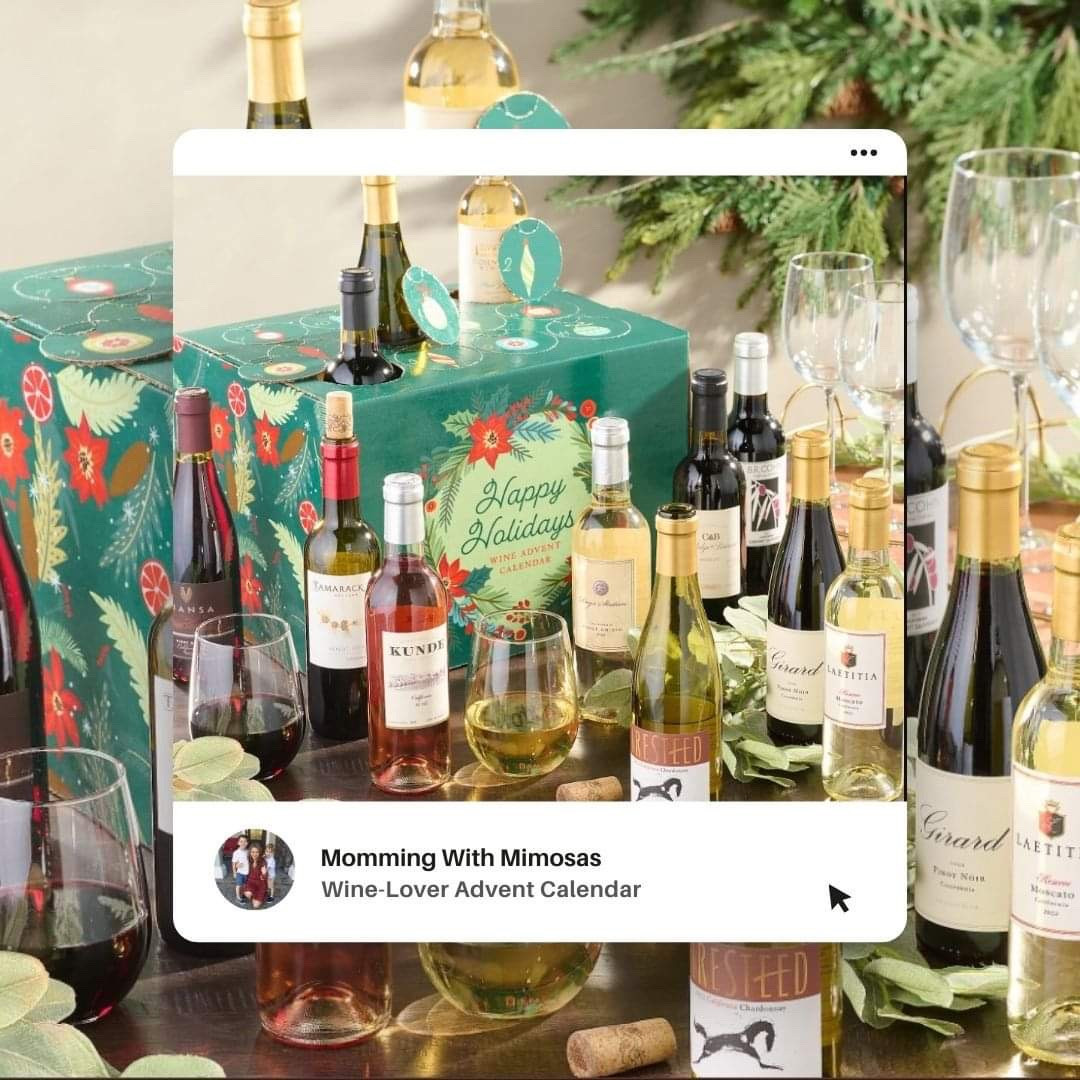 The best gift idea for moms! 

-Christmas Gift Ideas for Her

-Gifts for Wine Lovers
-Advent Calendar 
-Gifts for wife/girlfriendd
