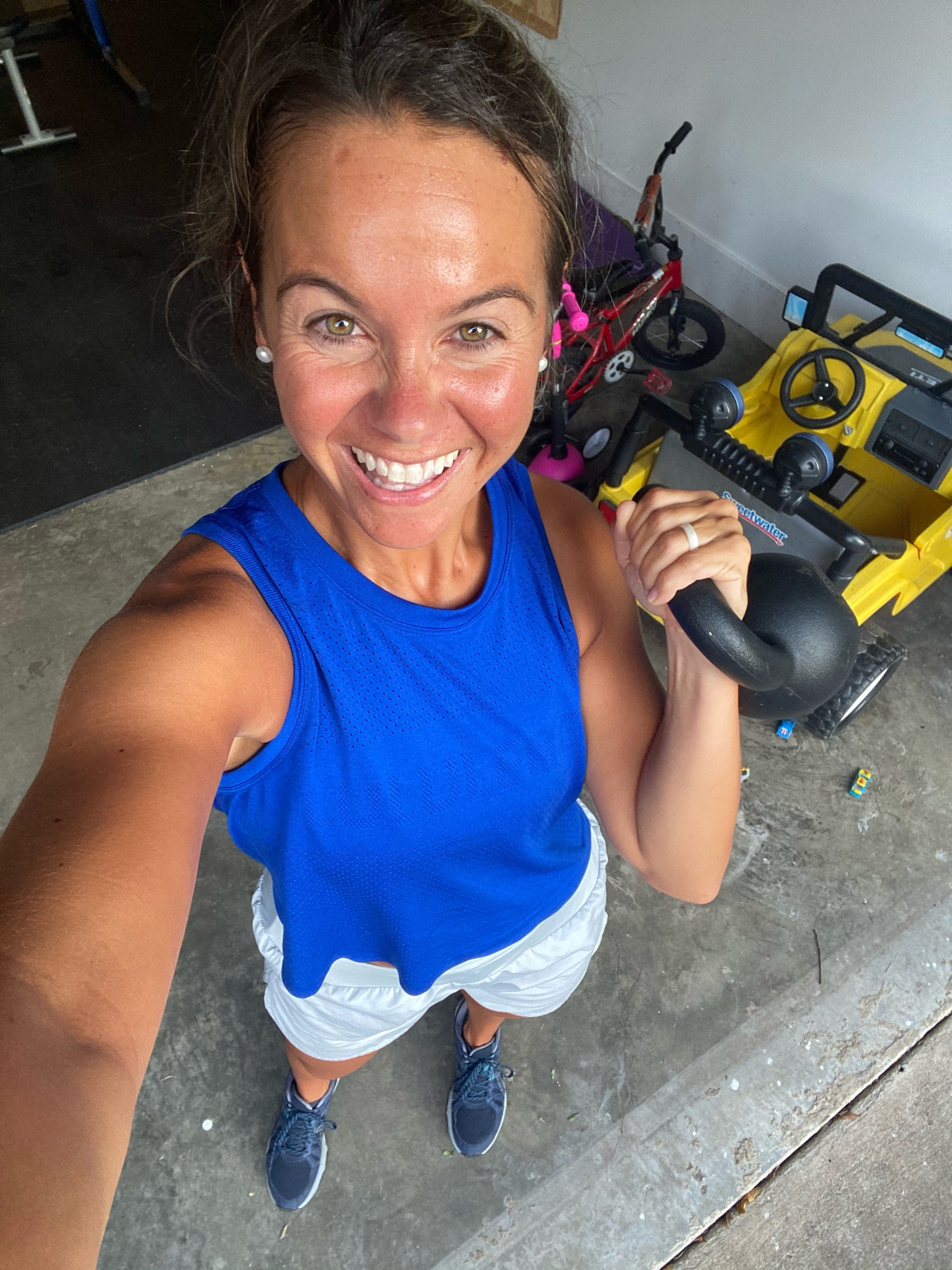 Workout outfit and dumbbell 

#LTKMostLoved #LTKfitness #LTKGiftGuide