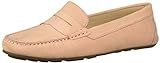 Driver Club USA Women's Leather Made in Brazil Naples 2.0 Penny Driver Moc Loafer, Blush Nubuck, 5.5 | Amazon (US)