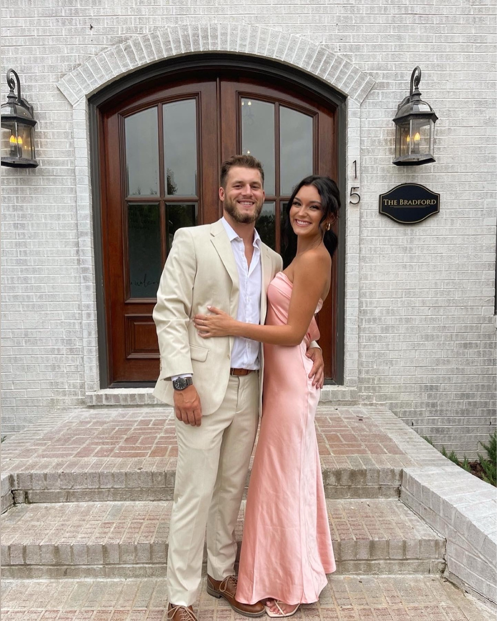 pink formal dress satin strapless wedding guest #ltkwedding #fashion #weddingguest