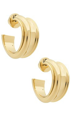 Jenny Bird Lennon Hoops in Gold from Revolve.com | Revolve Clothing (Global)