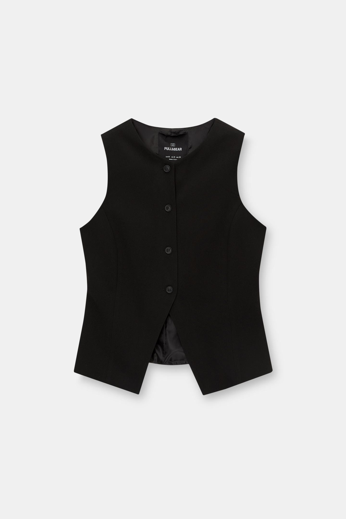 Buttoned waistcoat | PULL and BEAR UK