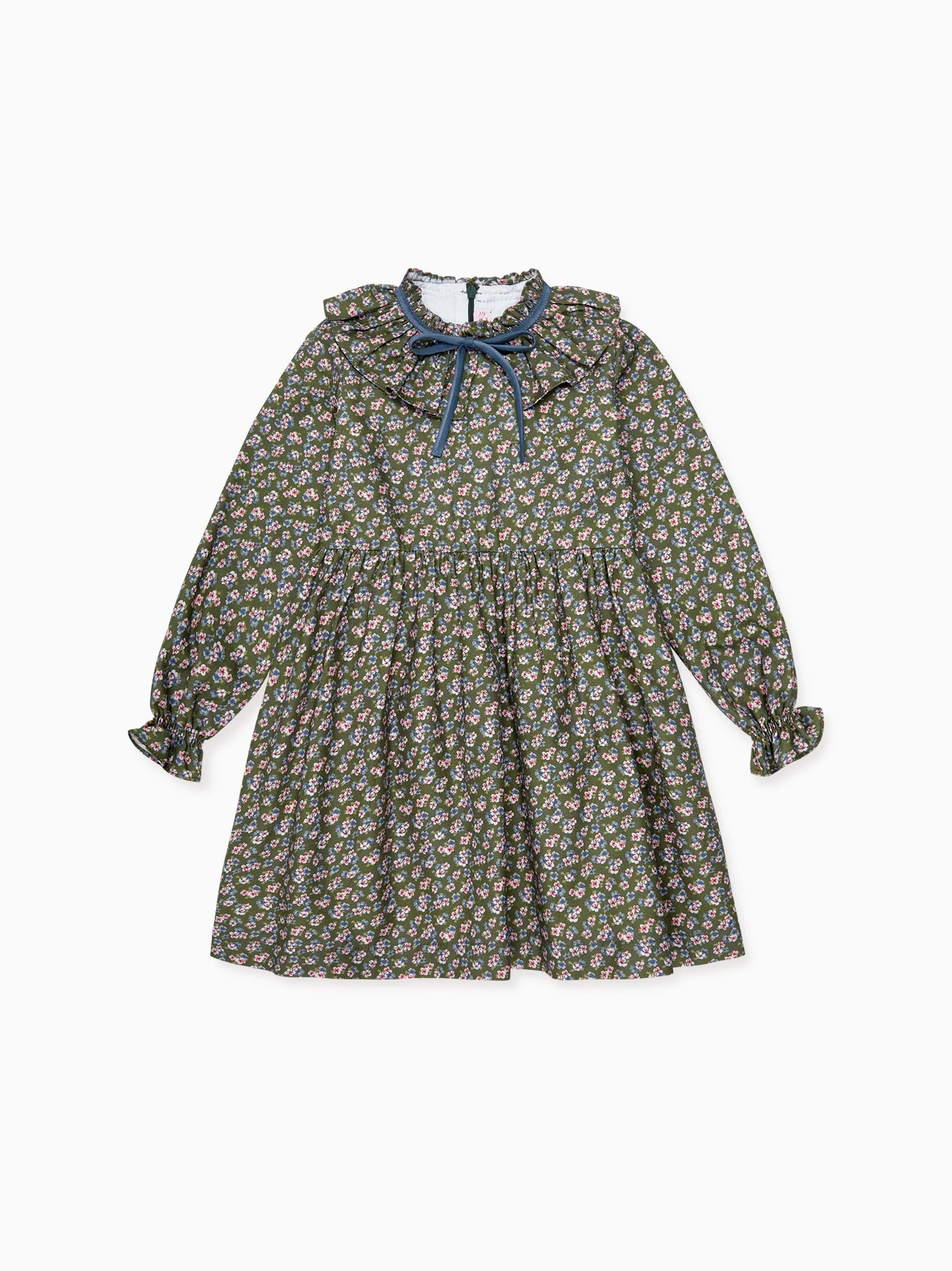 Green Floral Flora Girl Dress | La Coqueta (US)