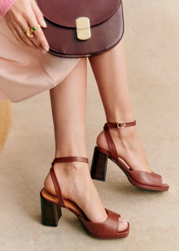 Maxine High Sandals | Sezane - UK