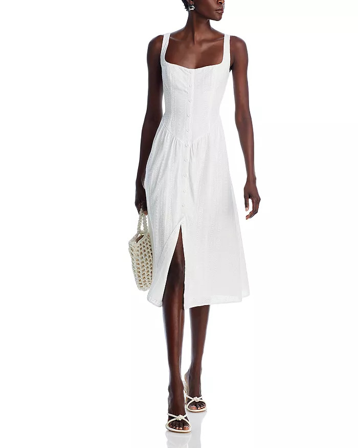 Eyelet Princess Midi Dress - 100% Exclusive | Bloomingdale's (US)