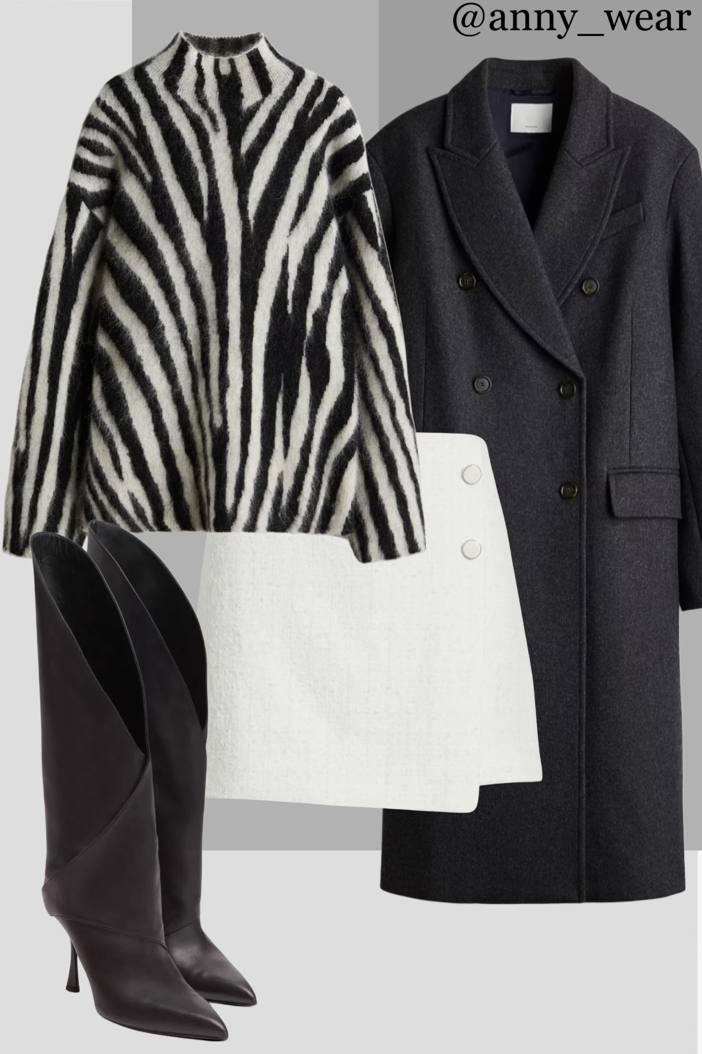 Winter outfit for date night 

Zebra print sweater 
White mini skirt 
Black winter boots 
Dark grey coat 
Transitioning from fall into winter 
paris outfit winter 
work outfit winter
winter work wear 
winter office
Winter 2026
winter capsule wardrobe 
winter work
casual womens outfit 
europe winter outfits 
workwear winter
winter party looks
new york winter outfits 
nyc winter outfits 
winter workwear
paris winter outfit 
work party outfit 
winter capsule wardrobe
Winter 2025
modest fashion modest dresses modest outfits black winter boots black winter coat black winter dress black winter jacket casual winter outfit casual womens christmas outfit chicago winter comfy winter outfit cozy winter outfits cute winter outfits dress winter europe winter outfits holiday office party holiday outfits holiday outfits 2025 holiday party look holiday party outfit holiday party outfits 2026 holiday work outfit holiday work party outfit inspo holiday outfits italy winter outfits london winter outfit long winter coat long winter jacket midsize winter outfits new years eve outfit new years outfit new york winter outfits night out outfit #LTKstyletip #LTKbeauty #LTKU #LTKshoecrush #LTKitbag 

#LTKHoliday #LTKWorkwear #LTKCyberWeek