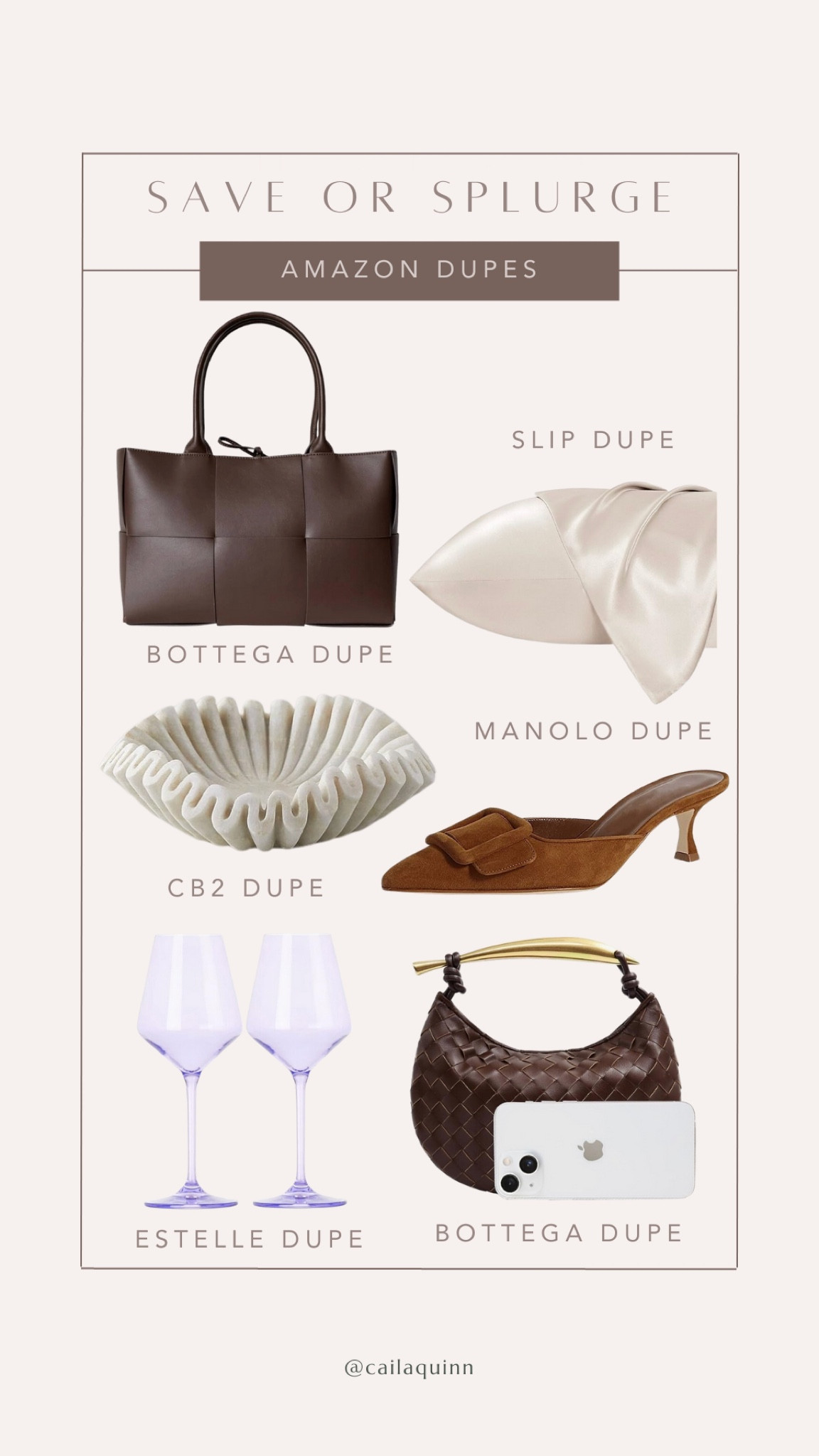 Save or Splurge: Amazon Dupes! 

#LTKSale #LTKGiftGuide #LTKfindsunder50